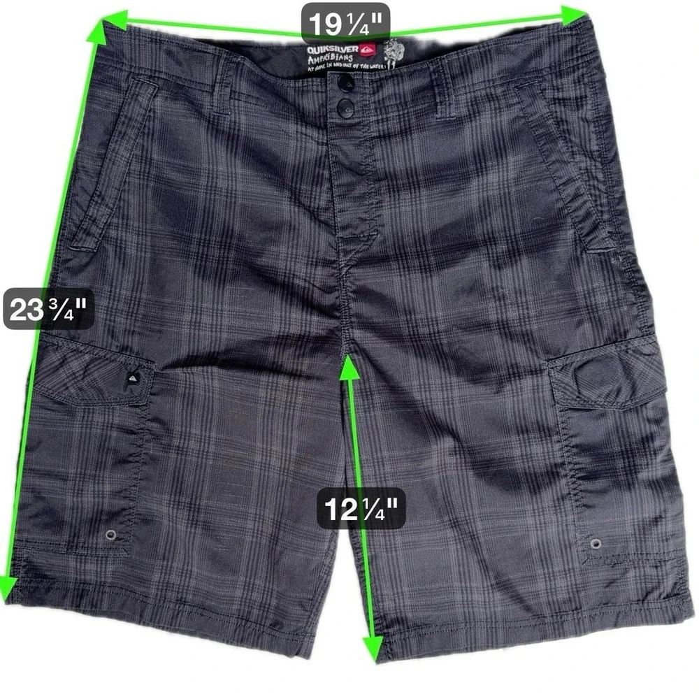 Quiksilver Amphibians Mens Board Shorts‎ 38 Quick Dry Casual Swimwear Boat READ